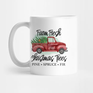 Farm Fresh Christmas Trees Mug